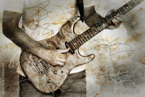 Guitariste Grunge - 901158540