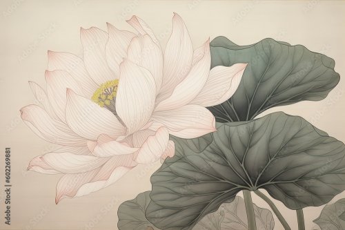 Fleur de lotus sereine - 901158561