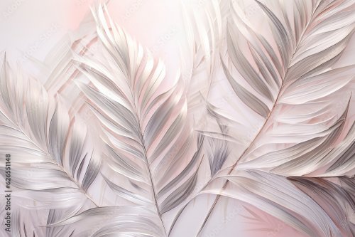 Close up pink feather background