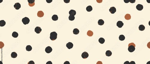 Minimalist abstract trendy dot pattern