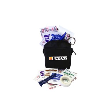 30 Piece Sports First Aid Kit w/Nylon Bag & Velcro®