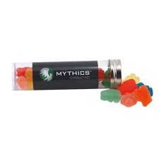 Clever Candy Medium 5 Candy Tube with Gummy Bears