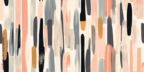 Motif géométrique abstrait de coups de pinceau