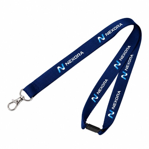 Premium Polyester Lanyard with Safety Breakaway - 3/4