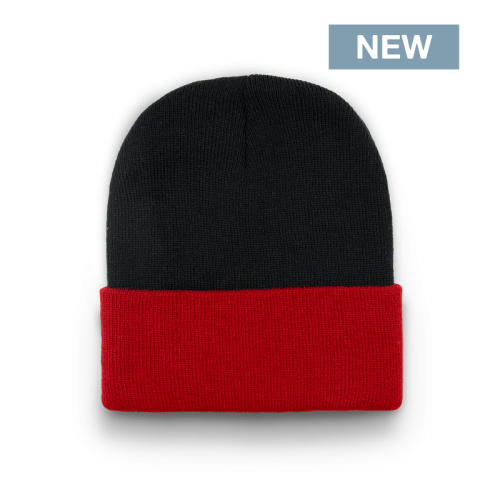 Traditional Color Block Cuff Toque