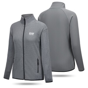 Women's Heathered Full Zip Fleece Jacket 320GSM